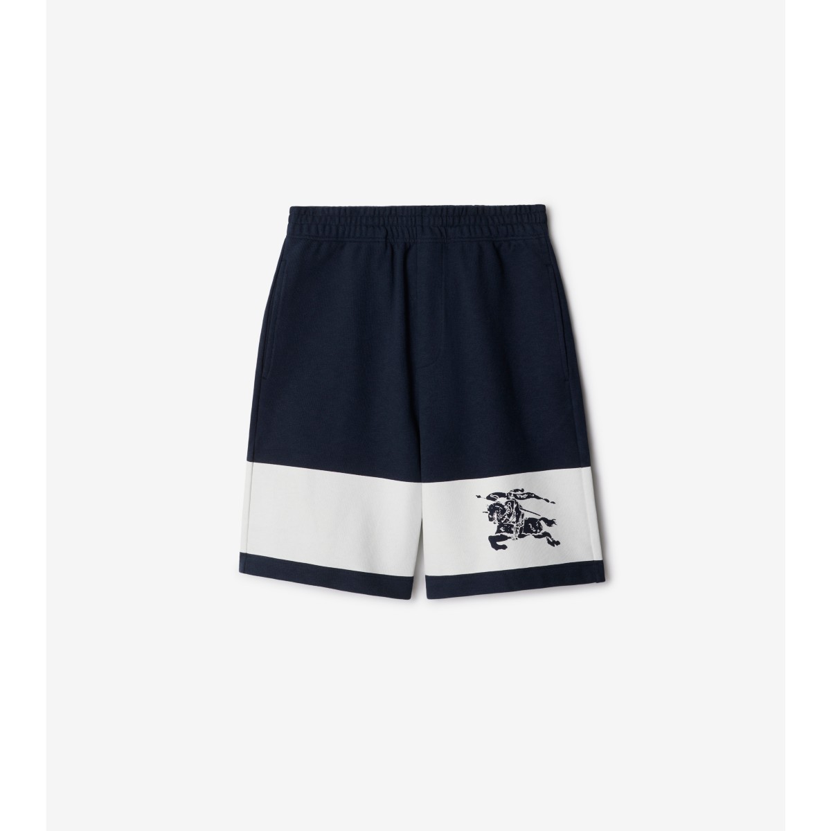 Burberry Ekd Stripe Shorts In Storm