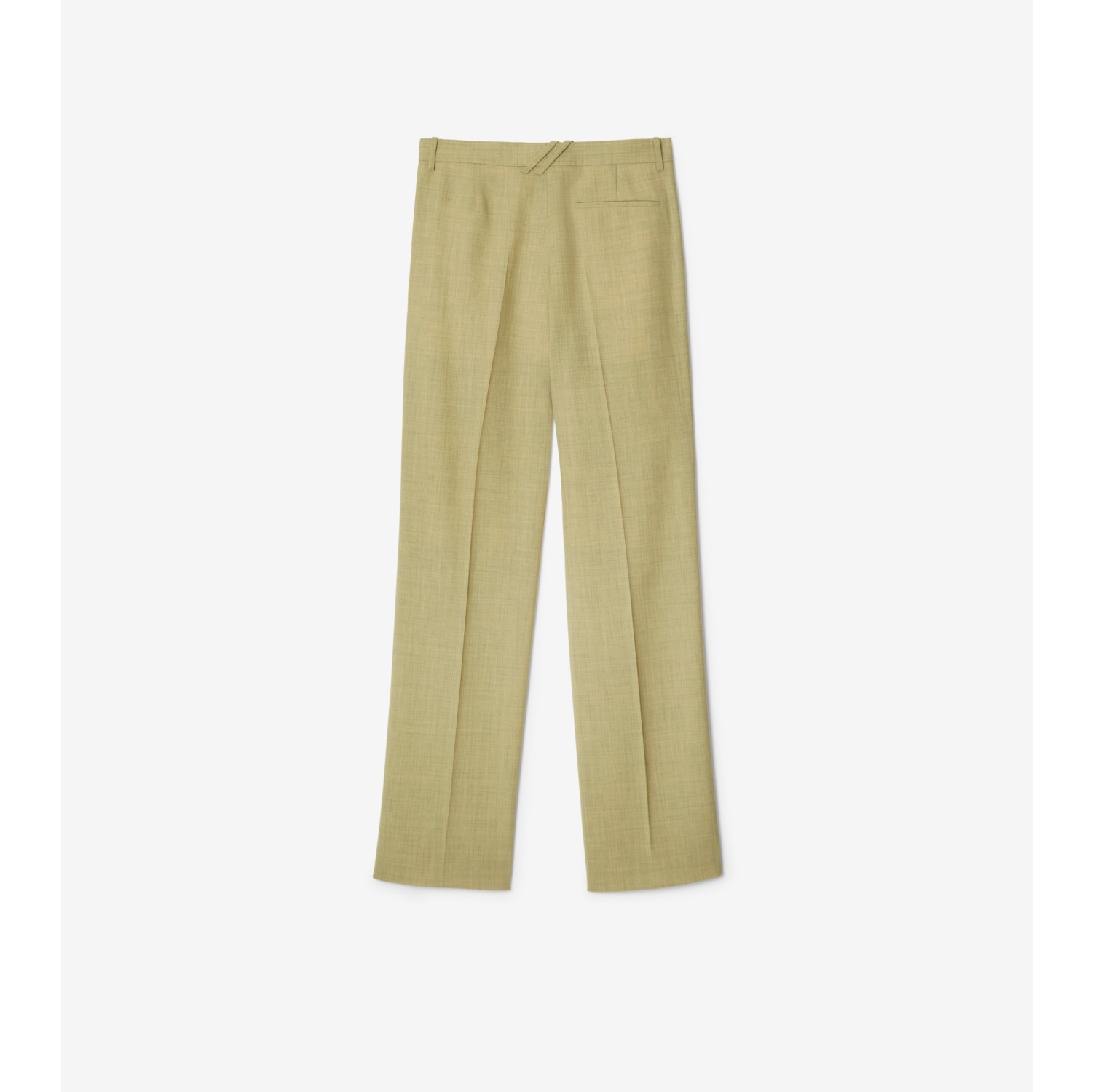 Wool Tailored Trousers in Hunter - Men