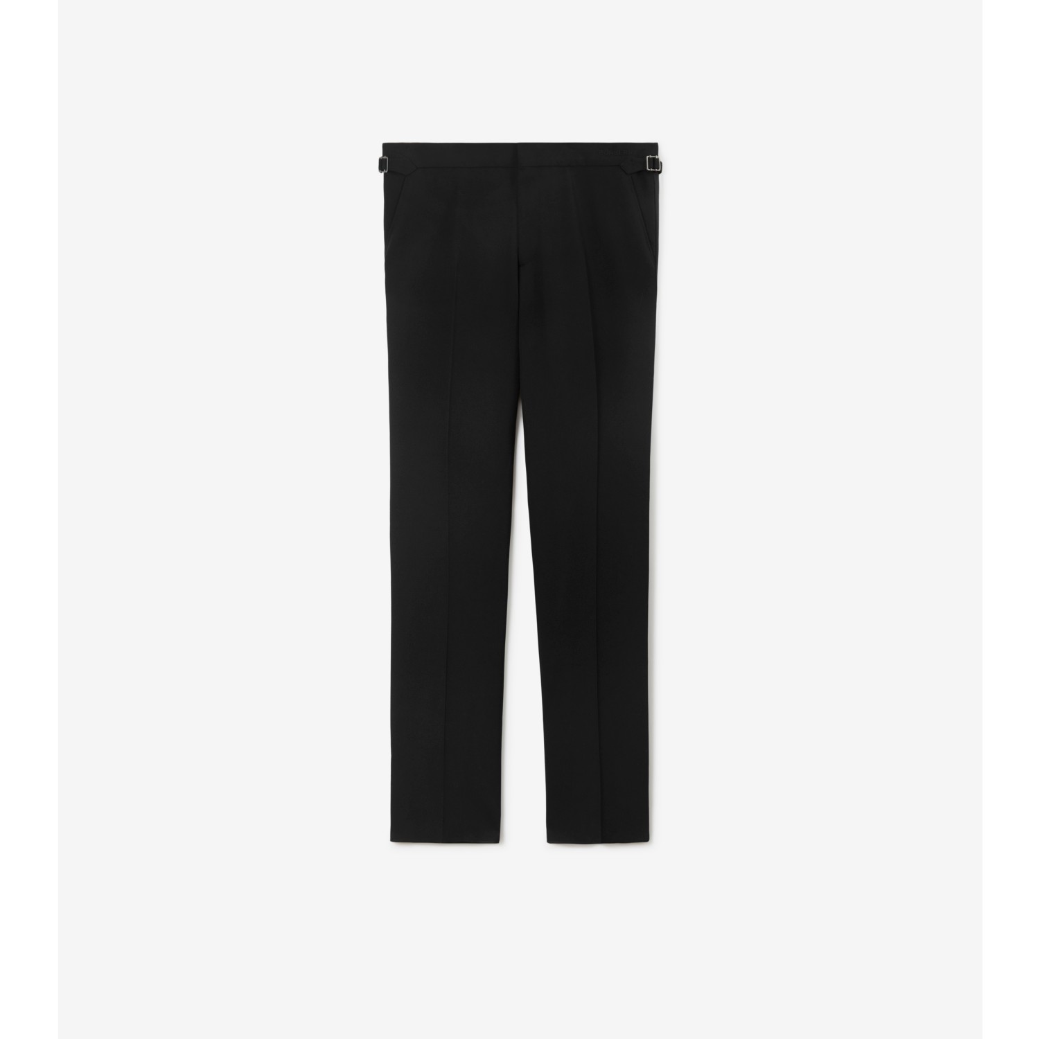Wool Tailored Trousers in Black - Men | Burberry® Official
