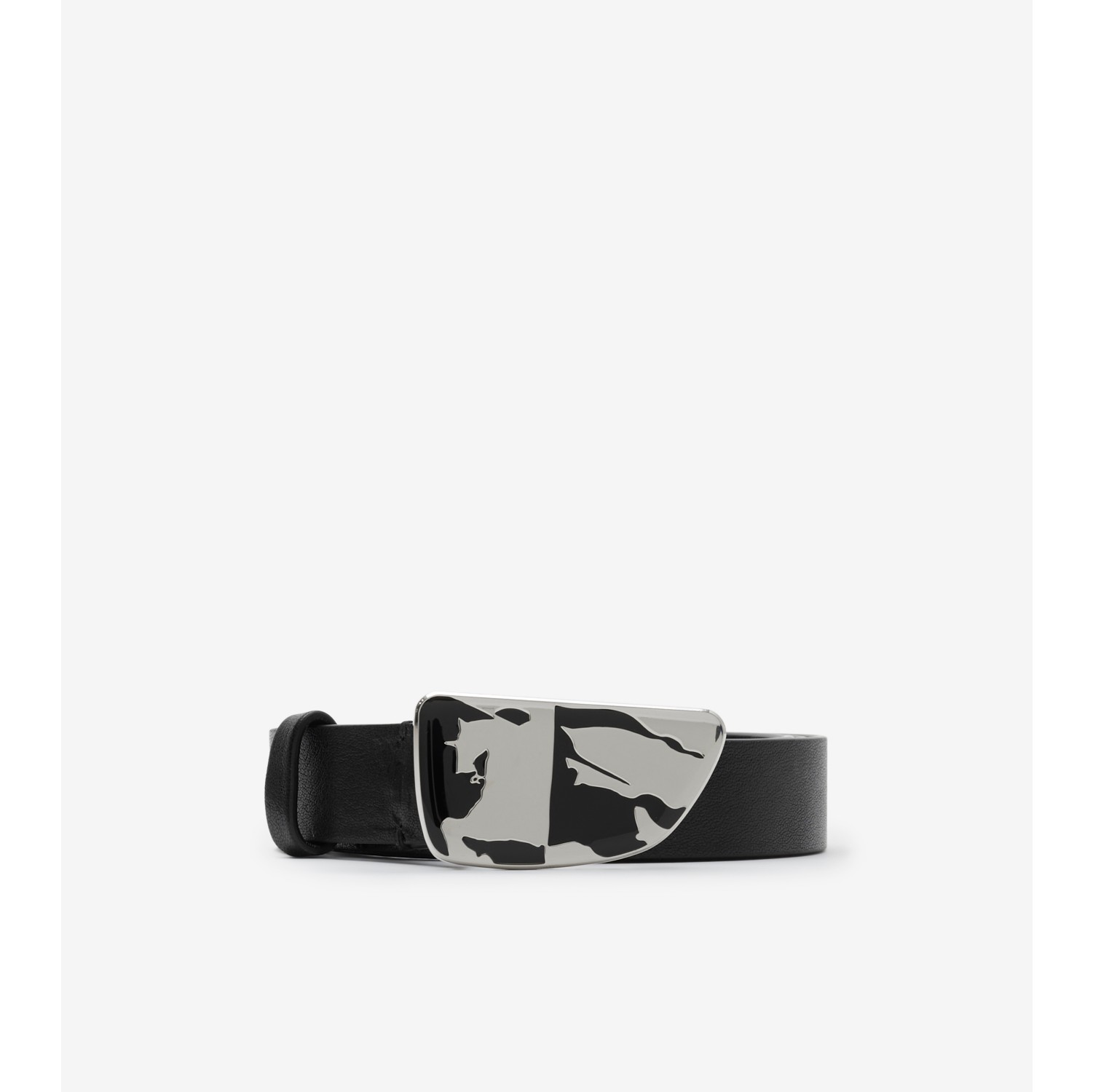 Black burberry belt best sale