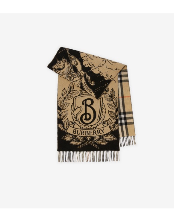 Wide Reversible Stormy Knight Scarf