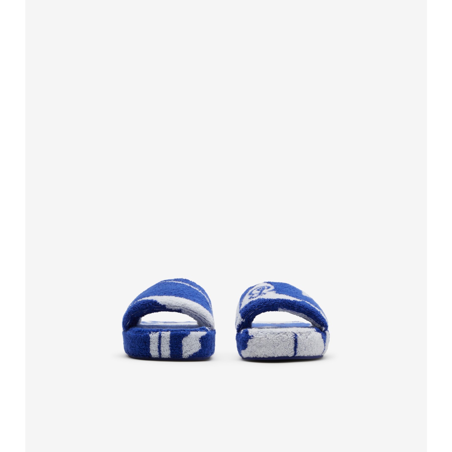 Snug Cotton Slippers in Knight - Men Burberry® Official