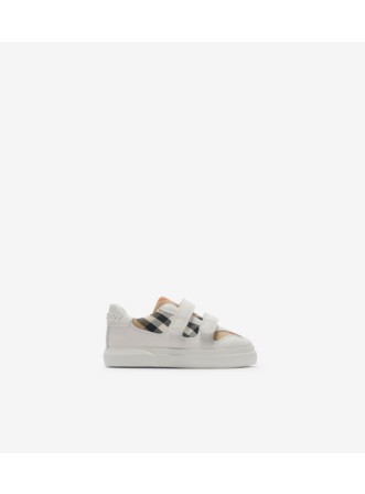 Childrens cheapest burberry sneakers