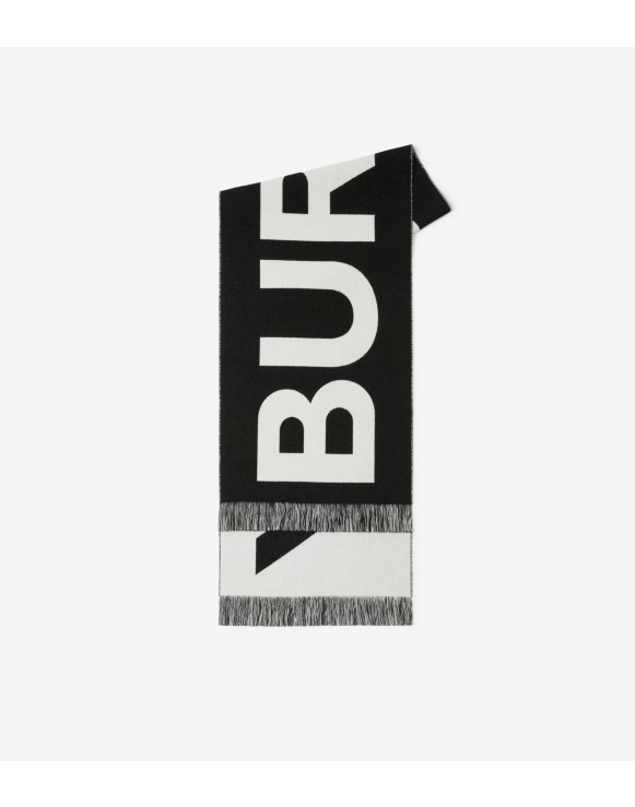 Logo Wool Scarf