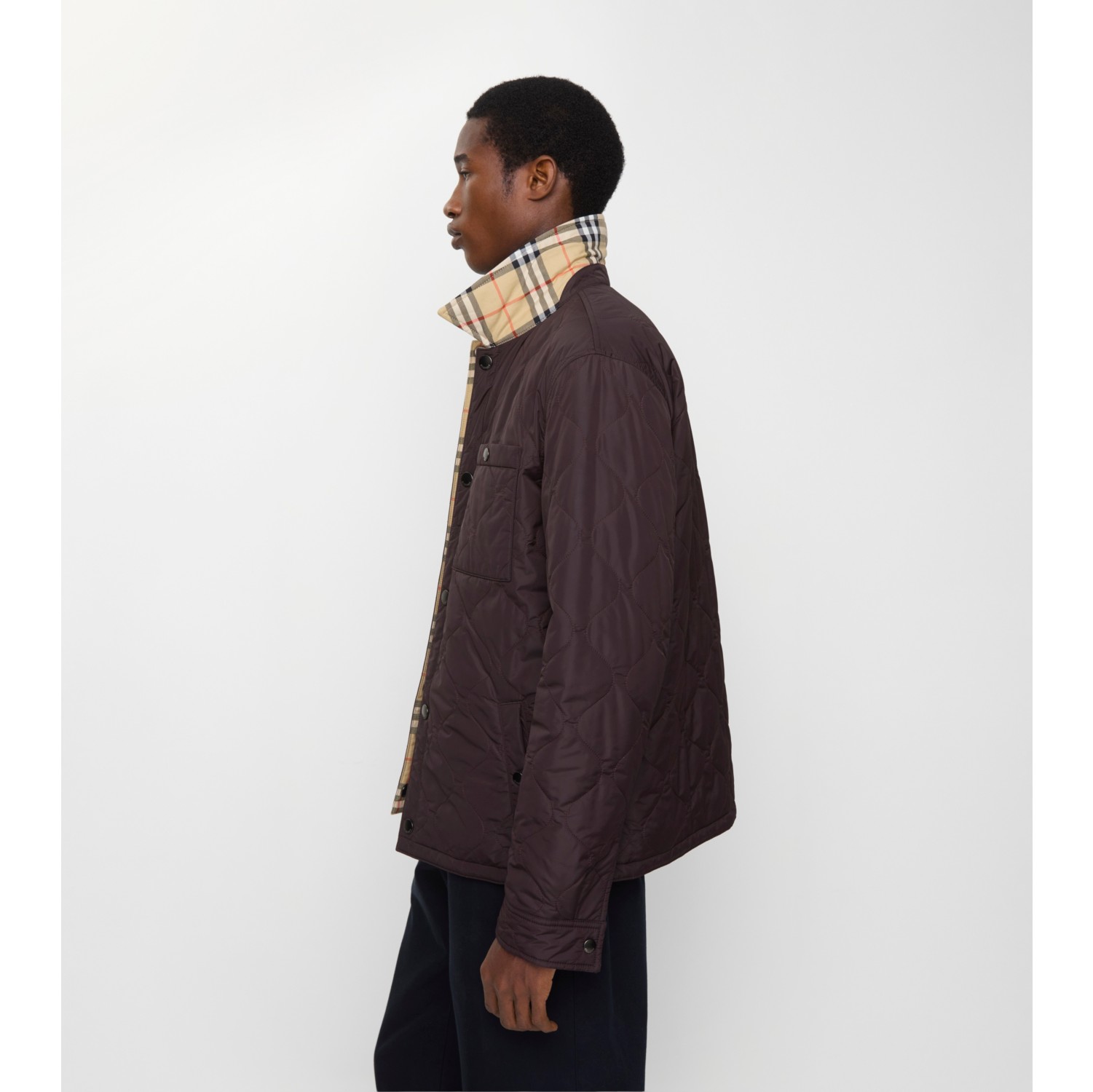 Reversible Quilted Nylon Overshirt