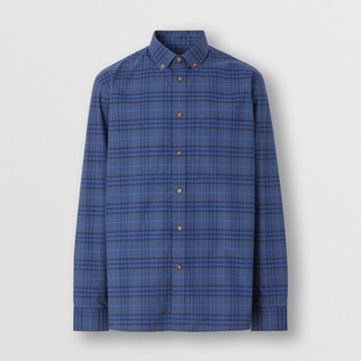 baby blue burberry shirt