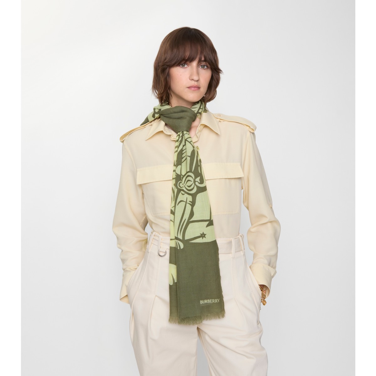  Printed Wide EKD Scarf