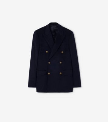 カシミア テーラードジャケット (ネイビー) - メンズ | Burberry®公式