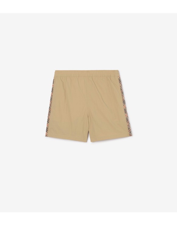 Check Trim Swim Shorts