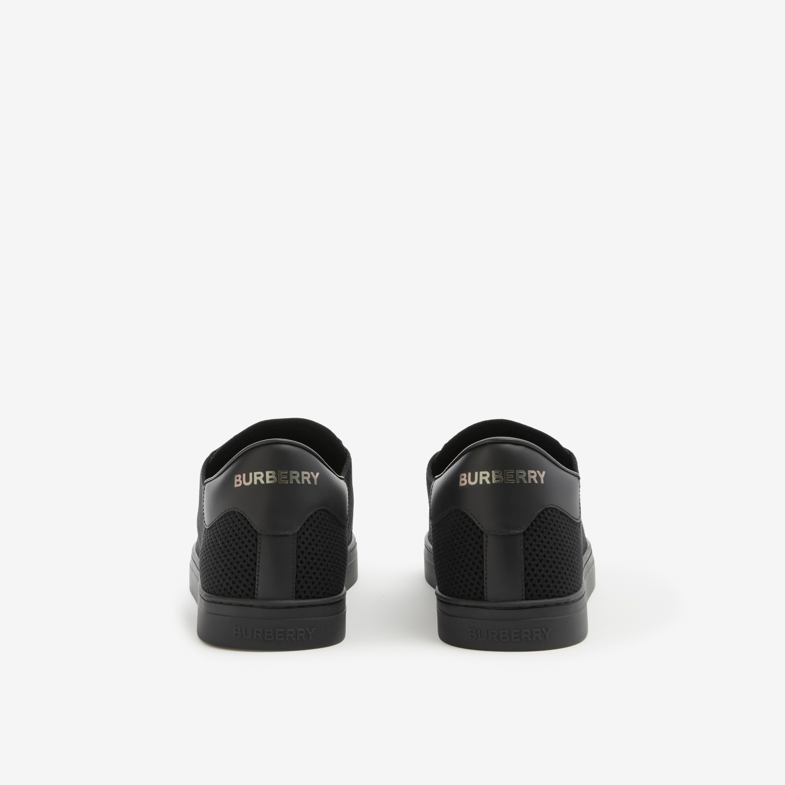 ナイロン、レザー＆コットン スニーカー (ブラック) - メンズ | Burberry®公式サイト - 3
