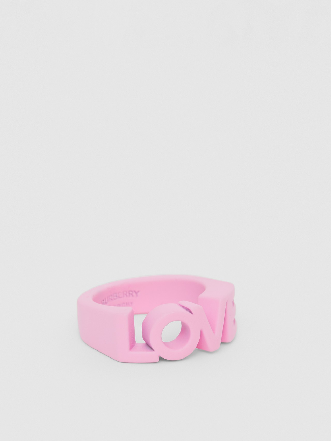 Кольцо Love с лакированным покрытием in Розовая Примула