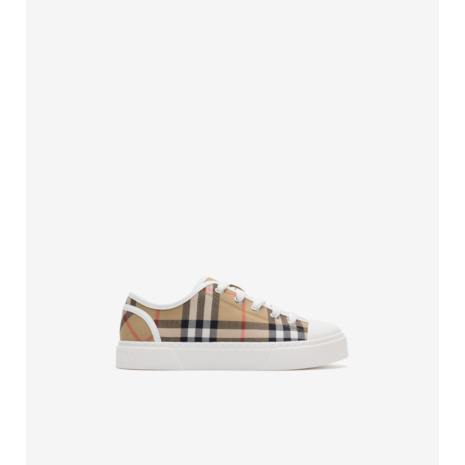 Sneakers en coton Check