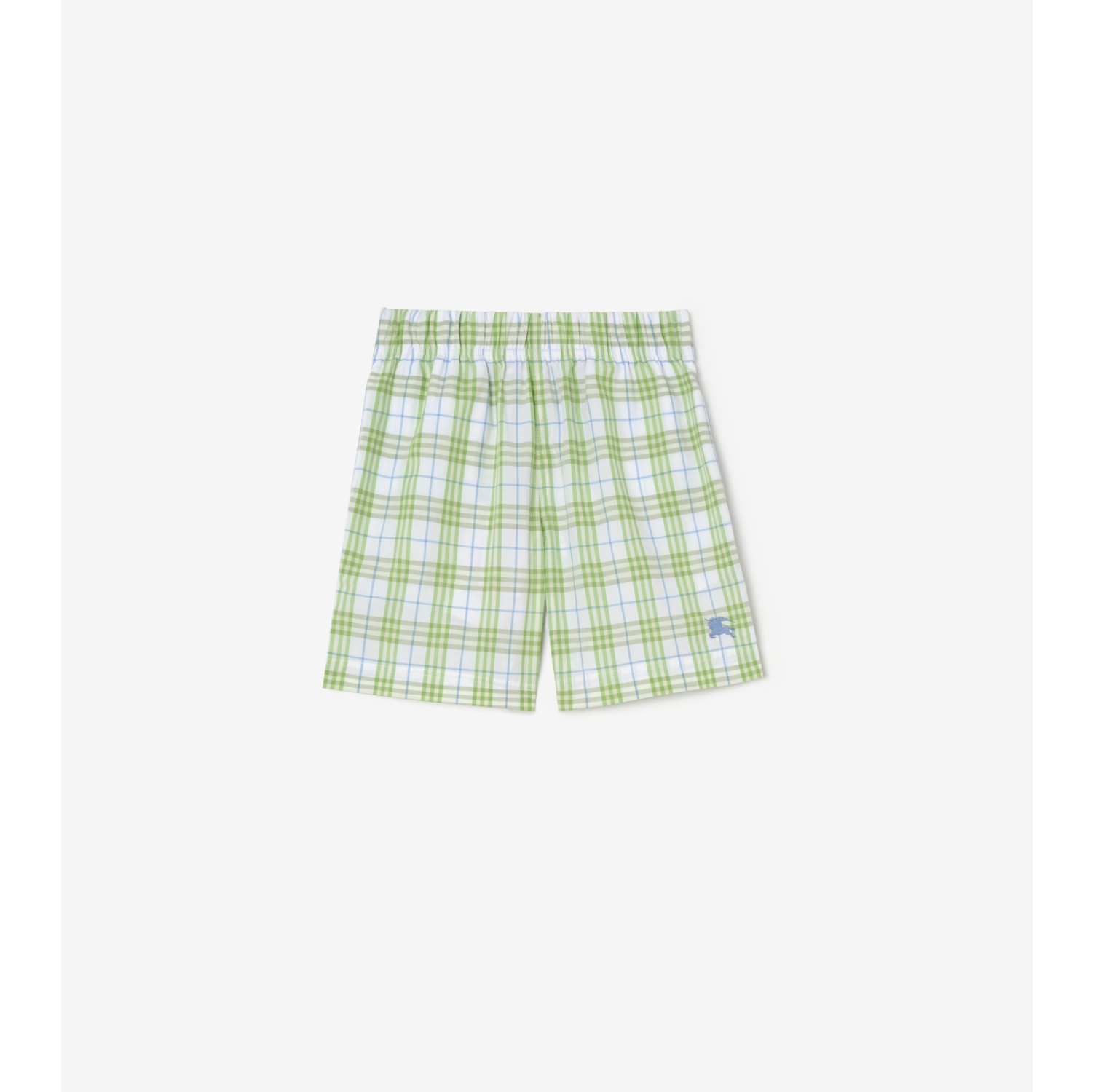 Check Cotton Shorts
