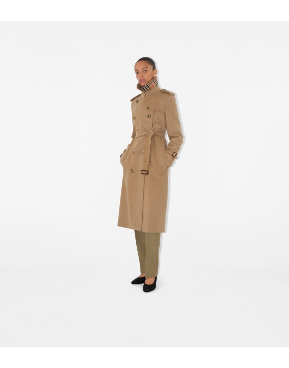 Long Cashmere Kensington Trench Coat