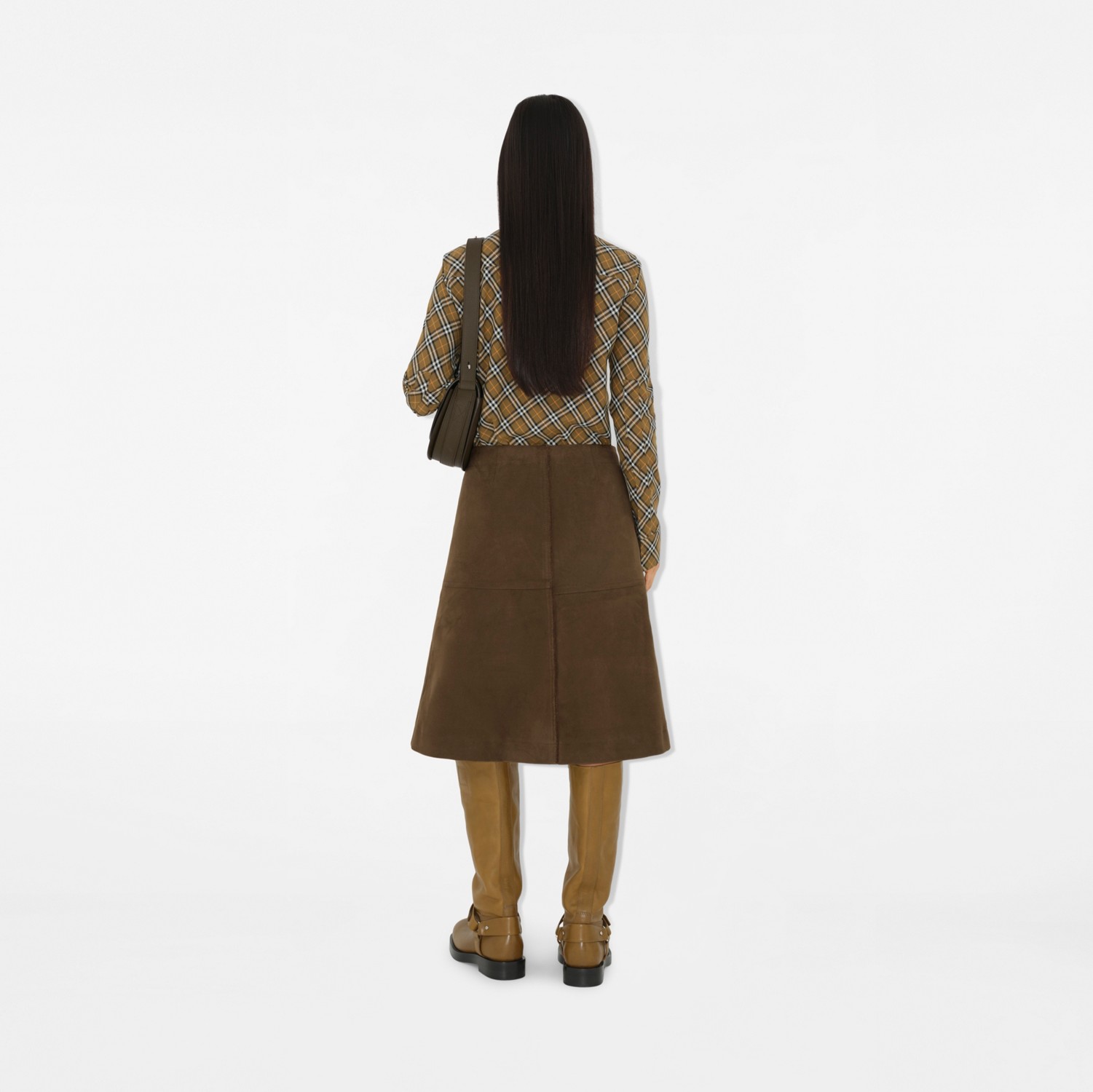 Check Cotton Shirt in Oxide - Women | Burberry® Official Check Cotton Shirt in Oxide - Women | Burberry® Official