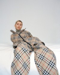 Iris Law in Burberry Check