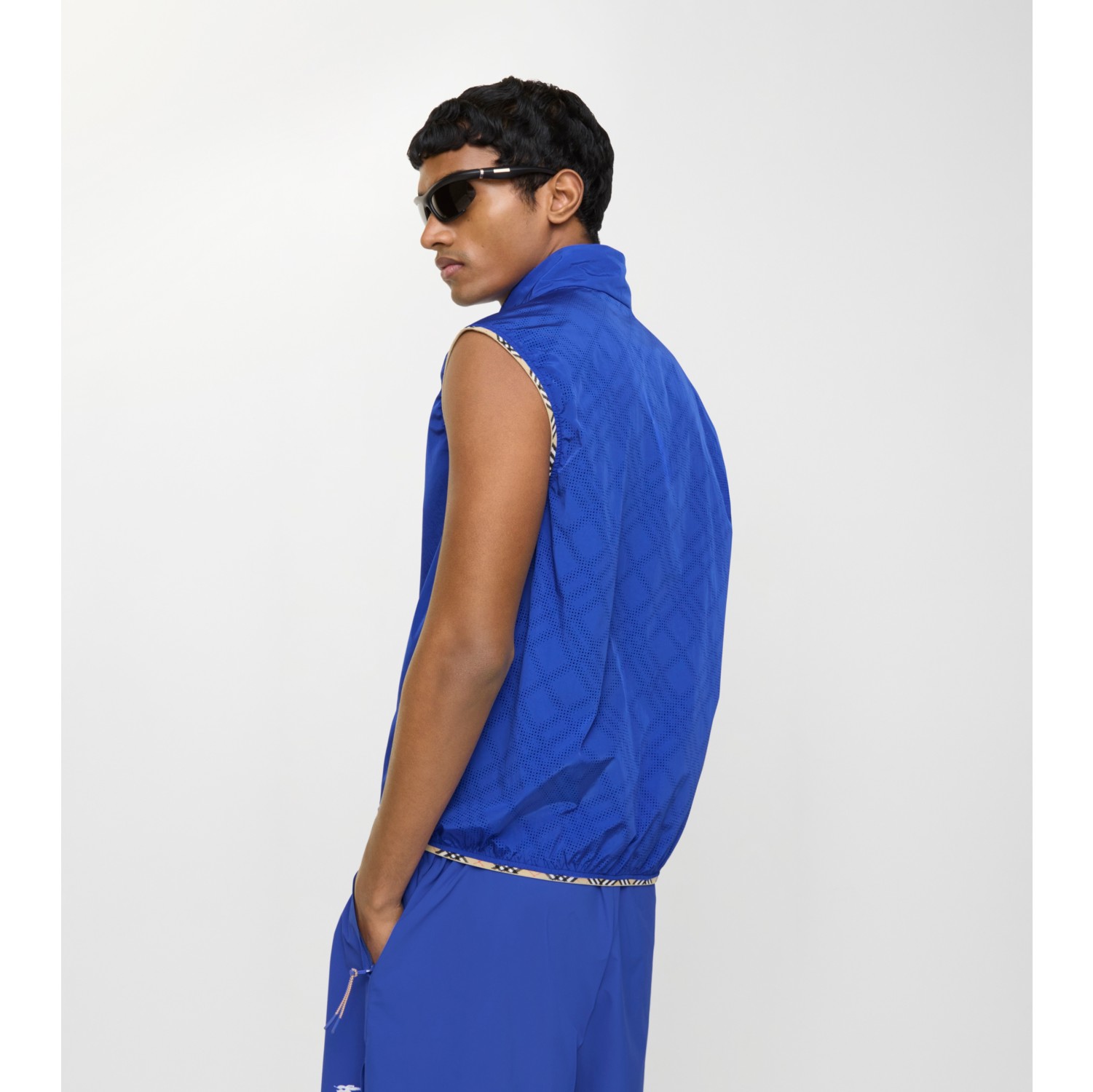 Nylon Gilet in Knight blue - Men | Burberry® Official