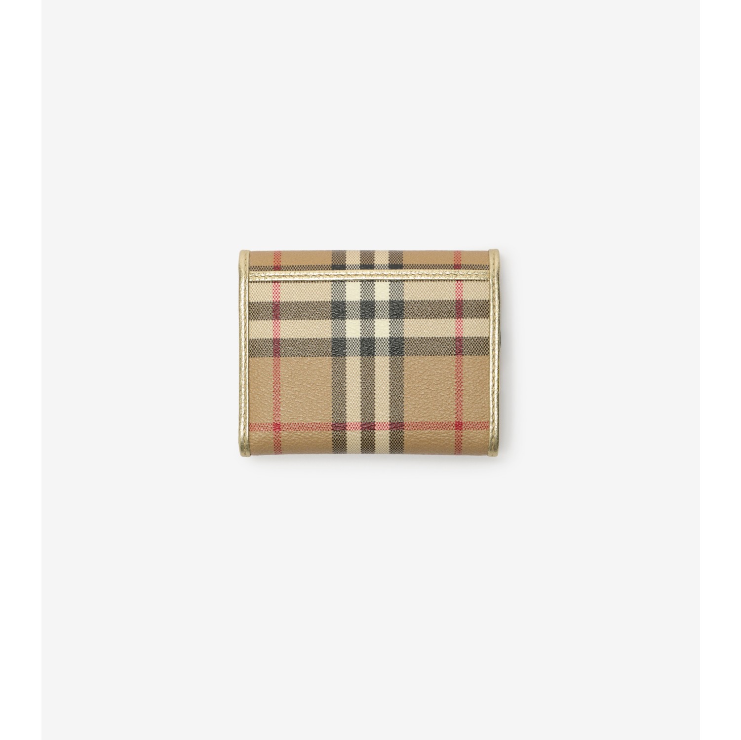 Small Check Folding Wallet