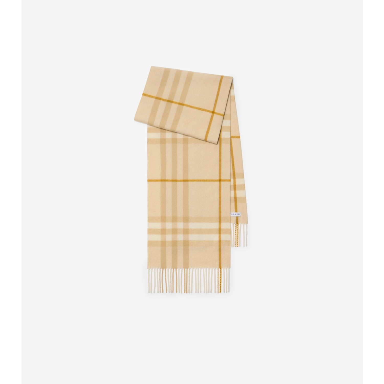 Check Cashmere Scarf