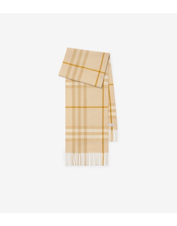 Check Cashmere Scarf