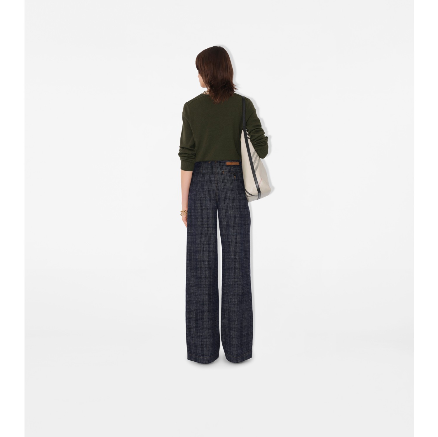Pull en laine avec Check