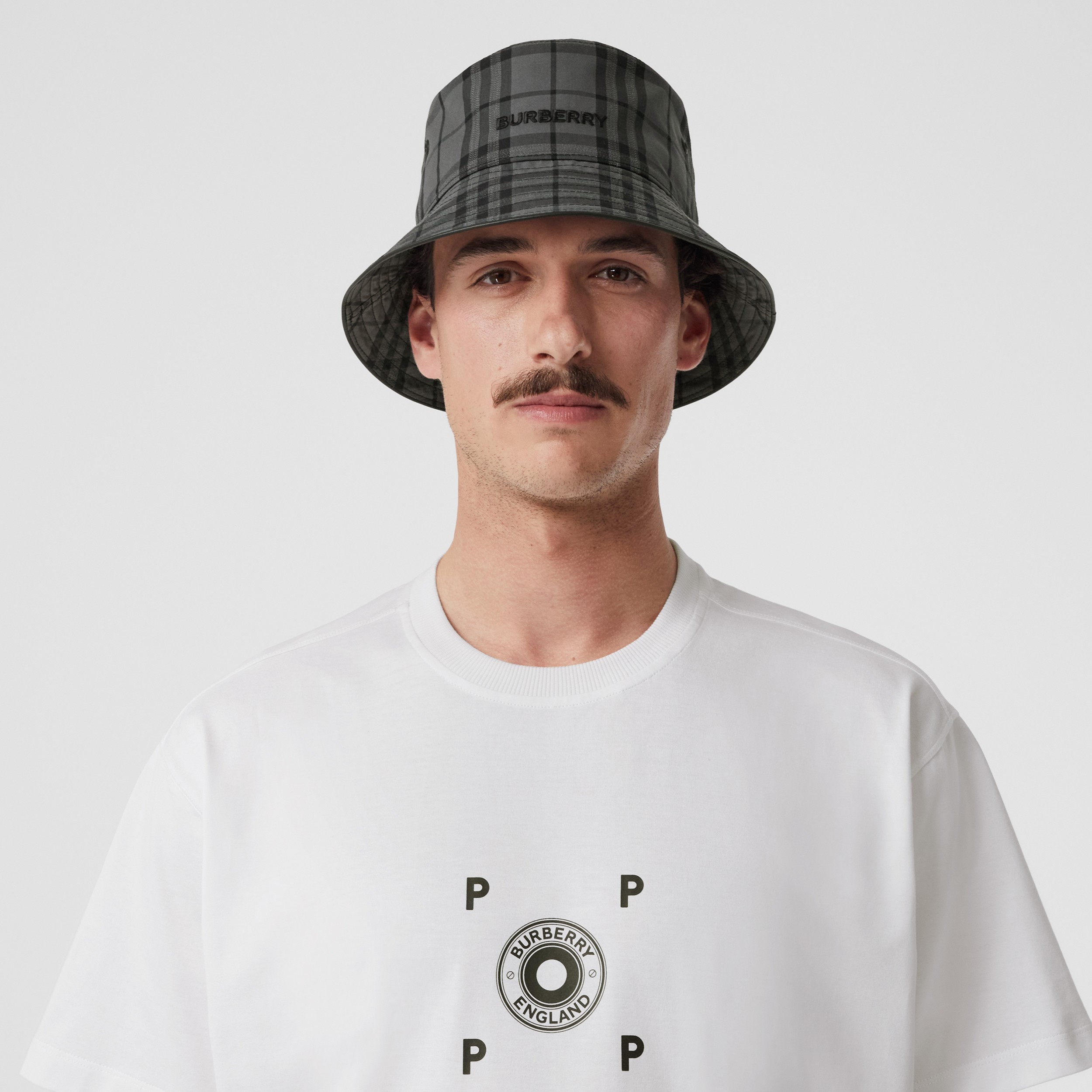 Baumwoll-T-Shirt mit Logo-Grafik (Weiß) - Herren | Burberry® - 2
