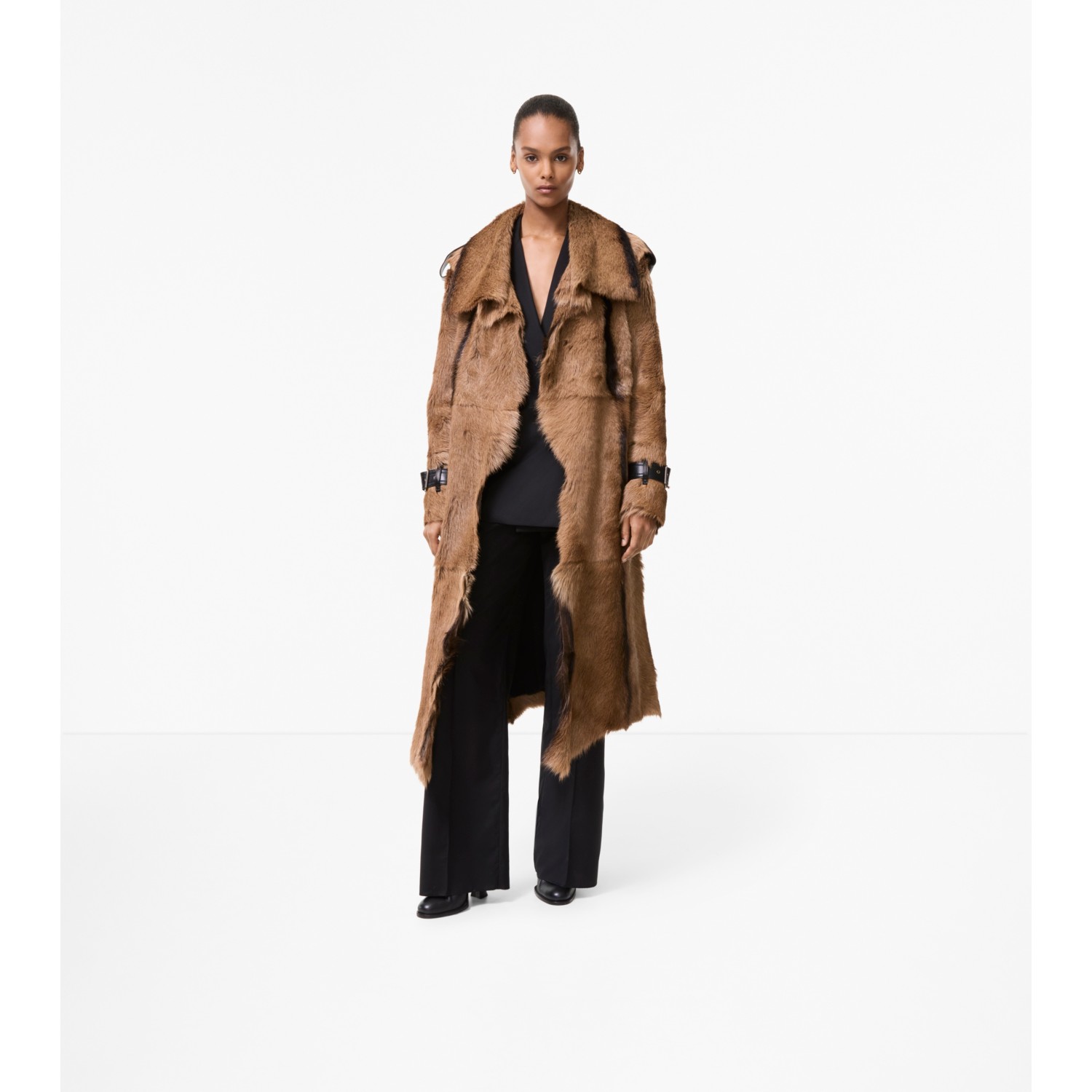 Long Shearling Linley Coat - thumbnail 2