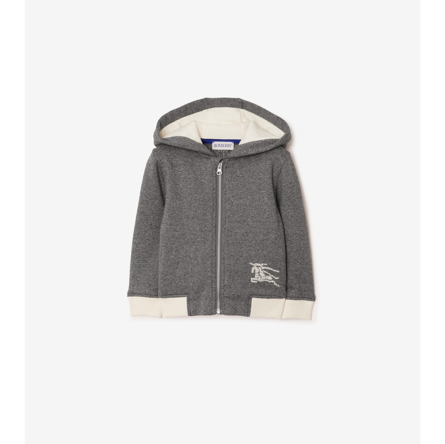 Burberry hoodie store kids silver