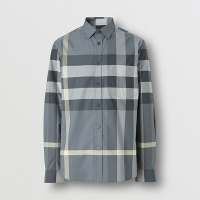 burberry gray shirt