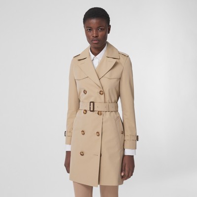 burberry short trench coat womens