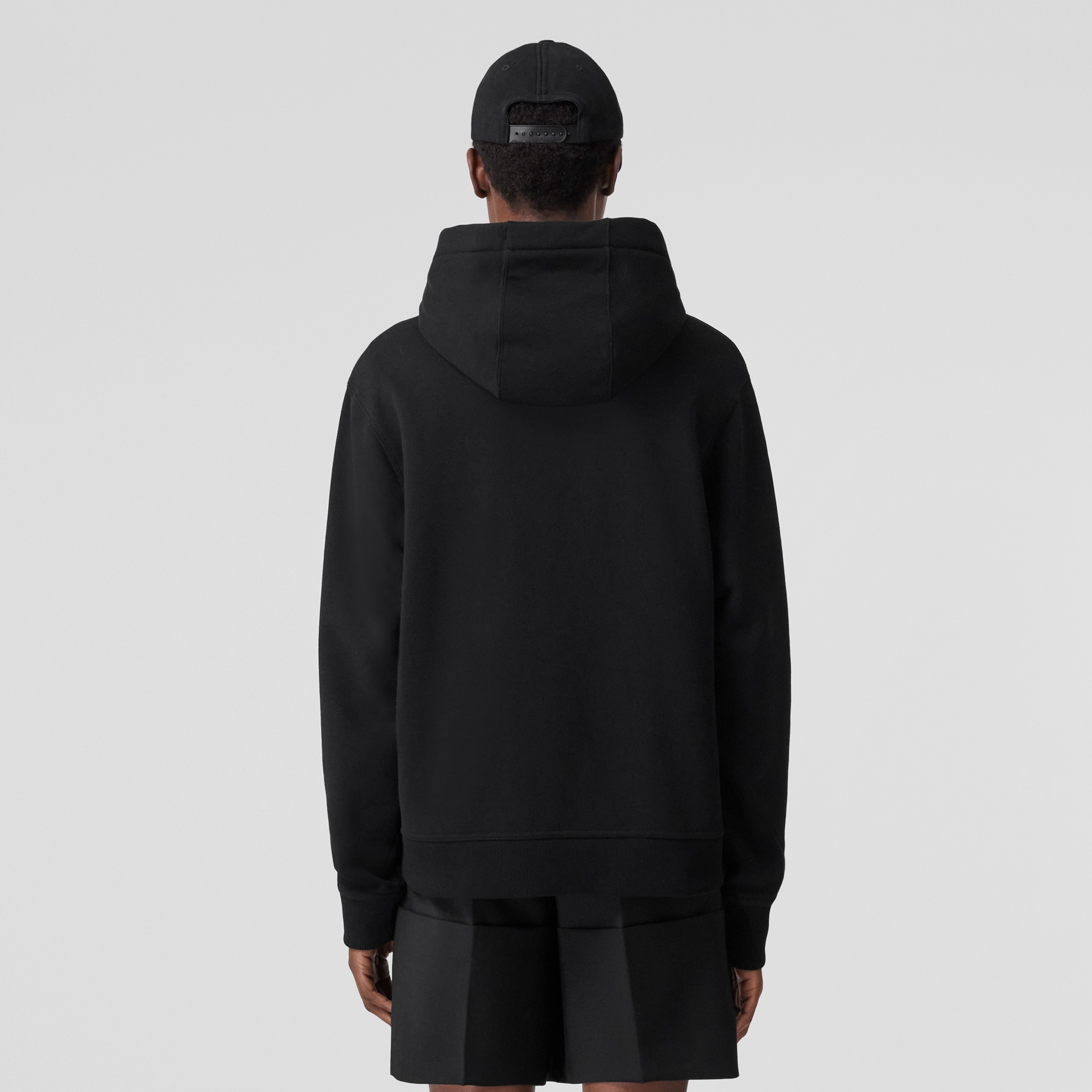 Sudadera en algodón con capucha y logotipo (Negro) - Mujer | Burberry® oficial - 3