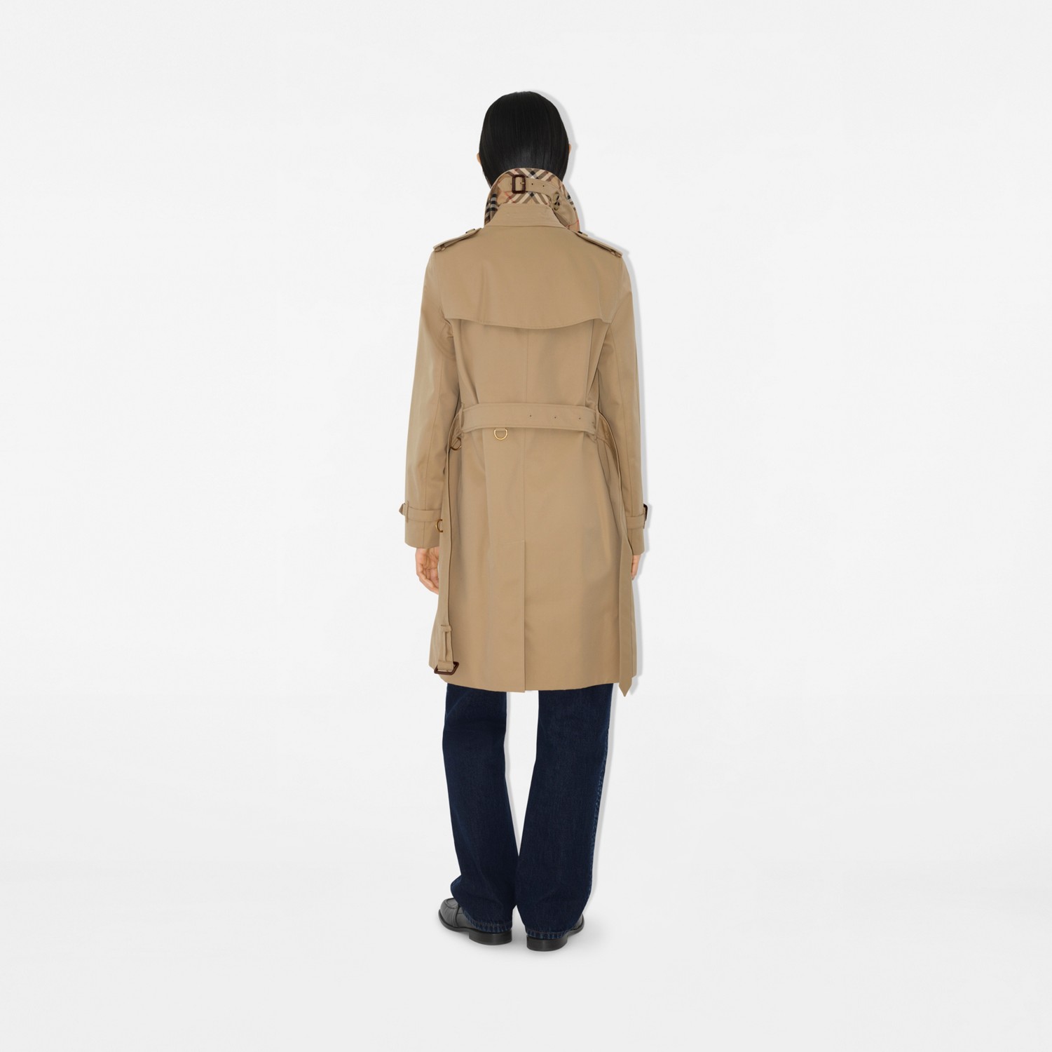 Mid-length Kensington Heritage Trench Coat in Honey - Women Mid-length Kensington Heritage Trench Coat in Honey - Women