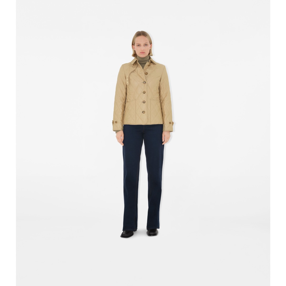  Check Quilted Thermoregulated Jacket