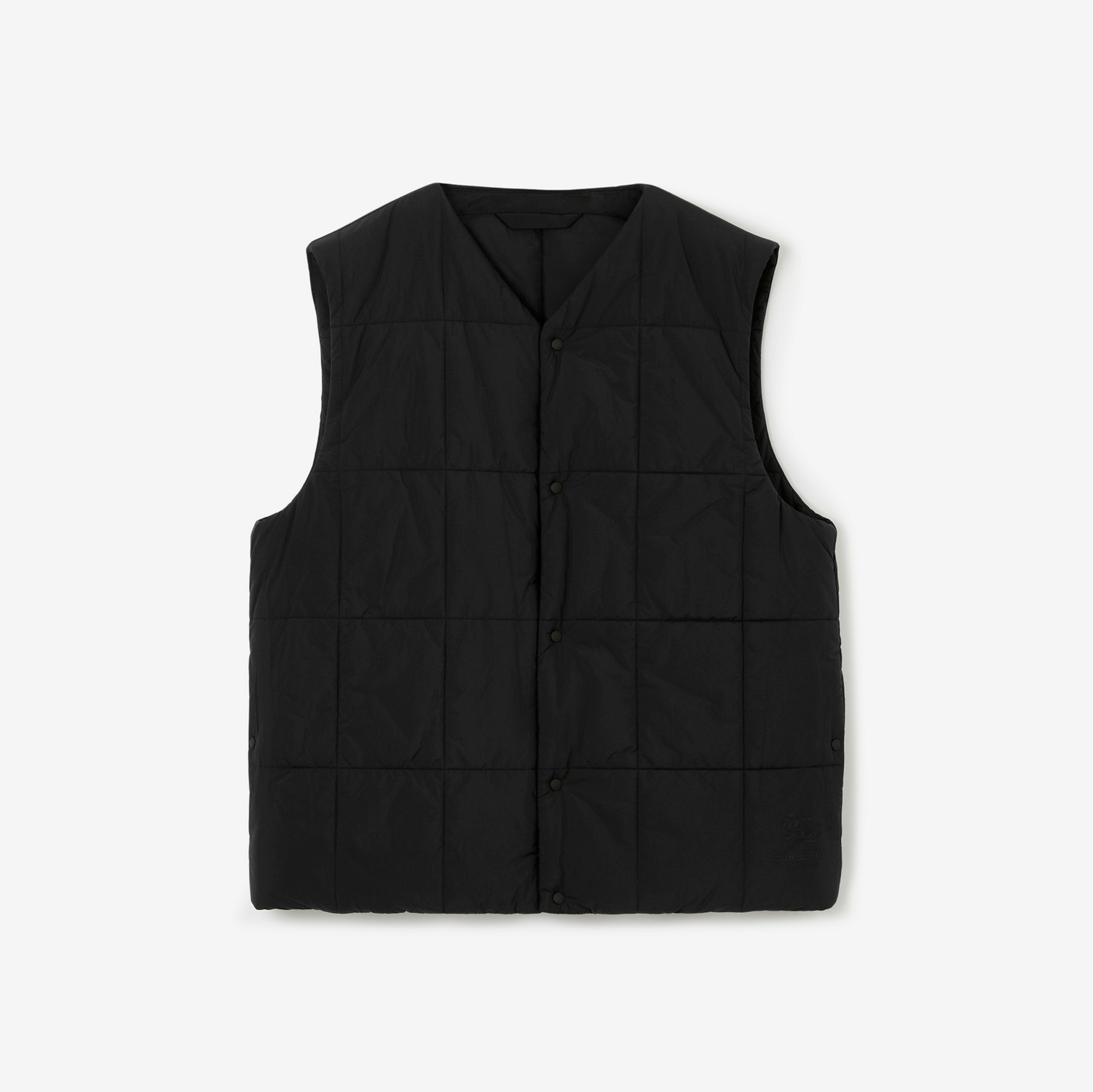 Quilted Nylon Gilet in Black - Men | Burberry® Official