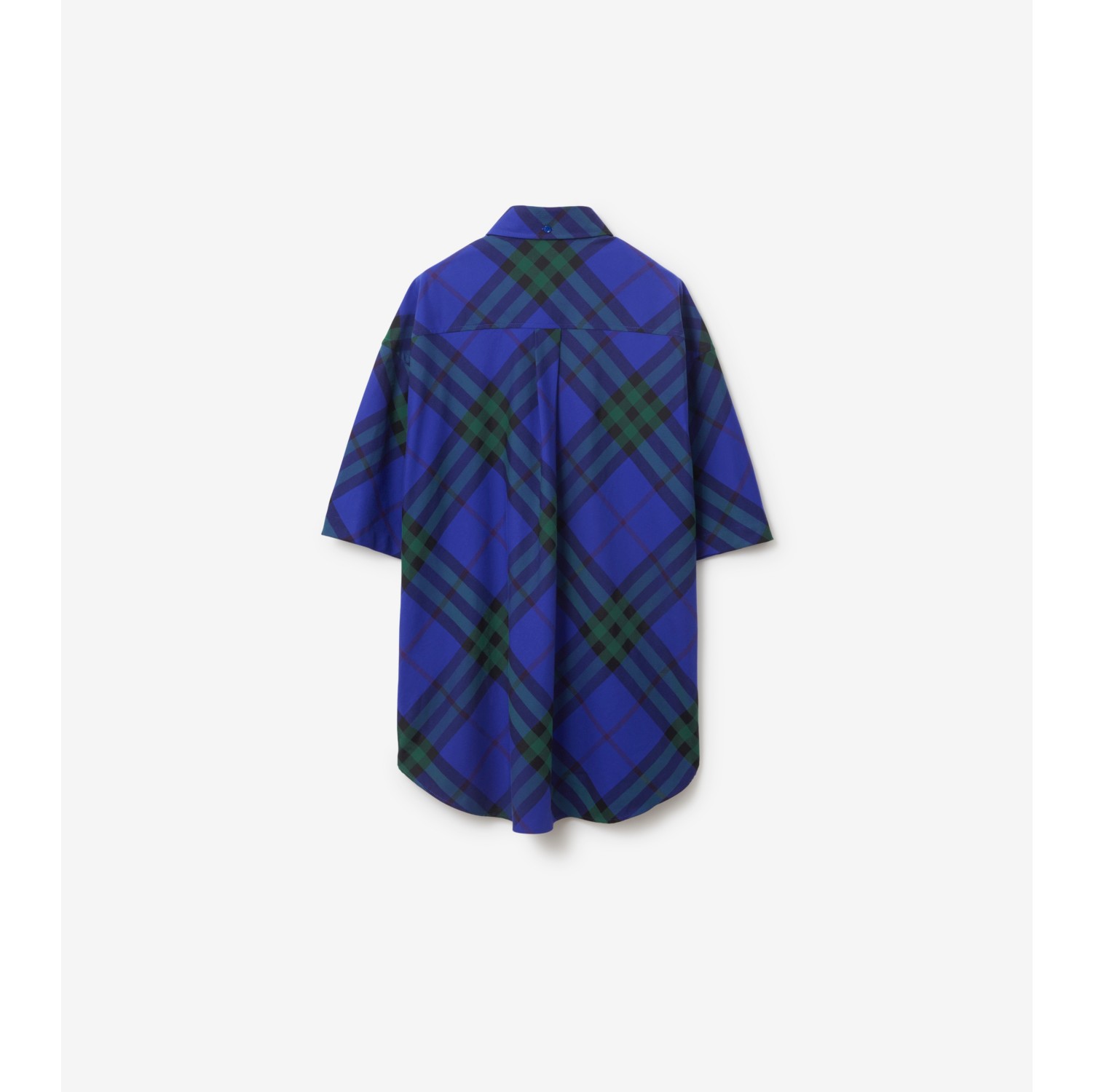 チェック コットンシャツ (ナイト) - メンズ | Burberry®公式サイト