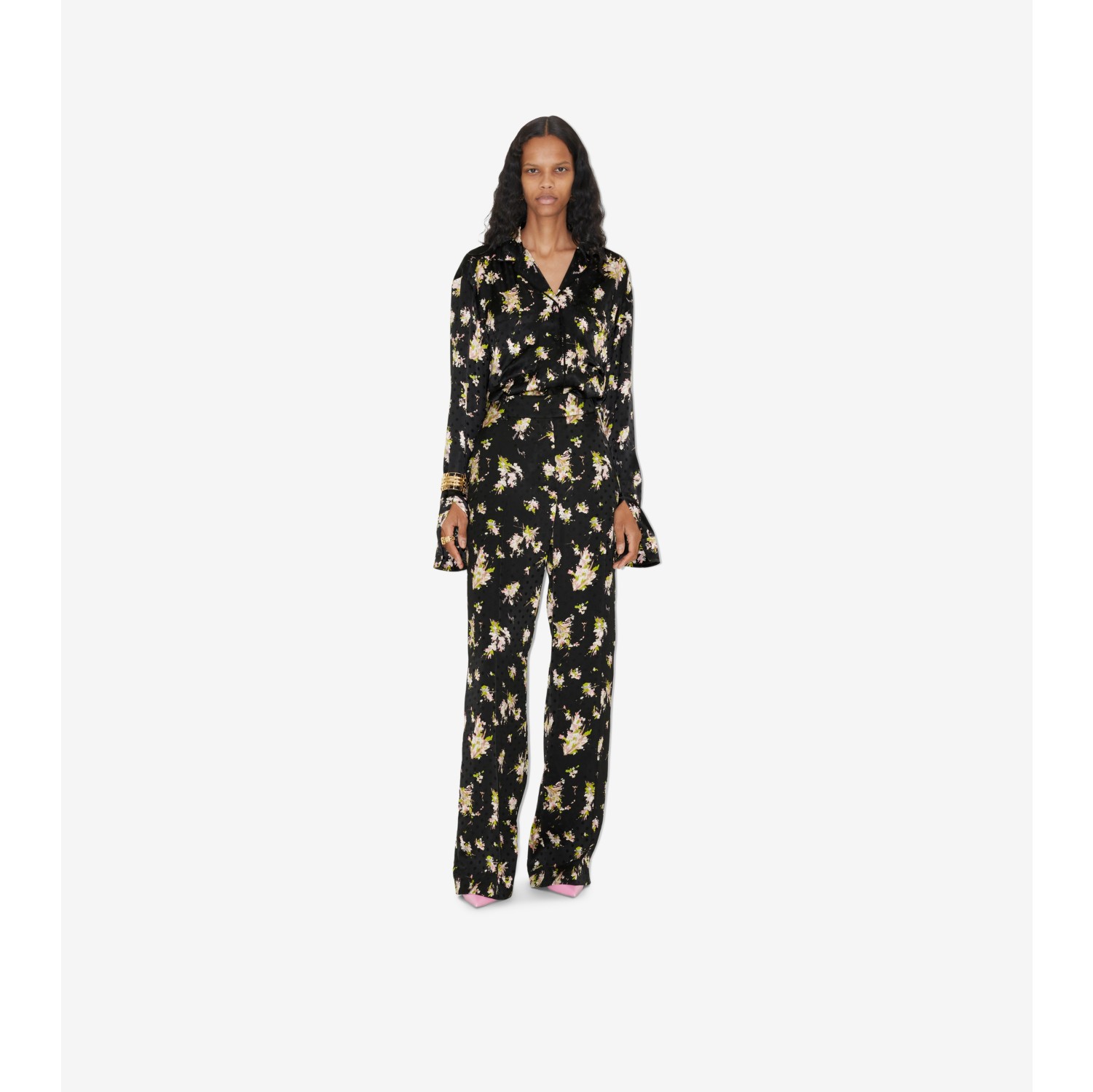 Pantalon imprimé floral online femme