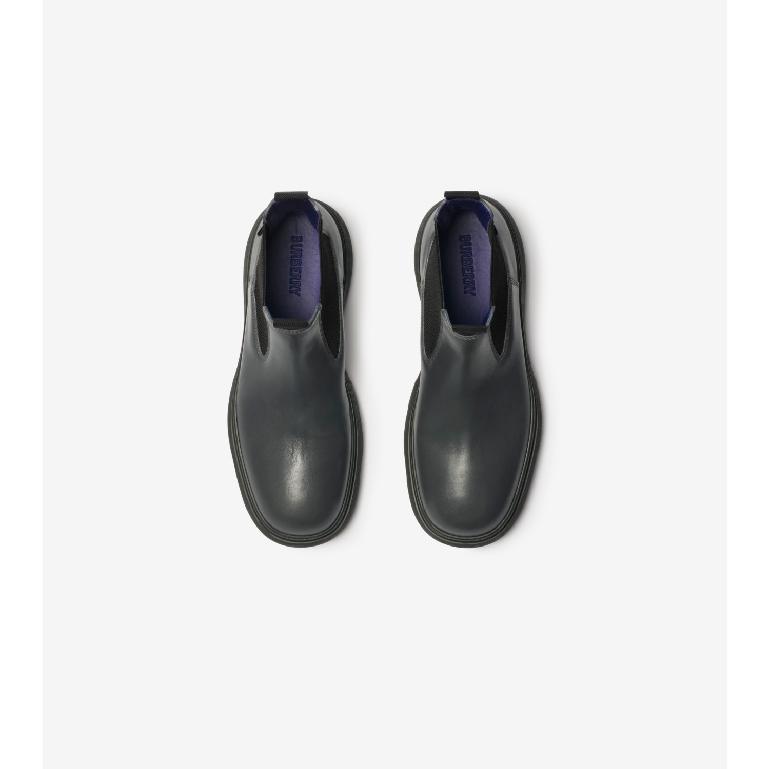 Leather Creeper Low Chelsea Boots