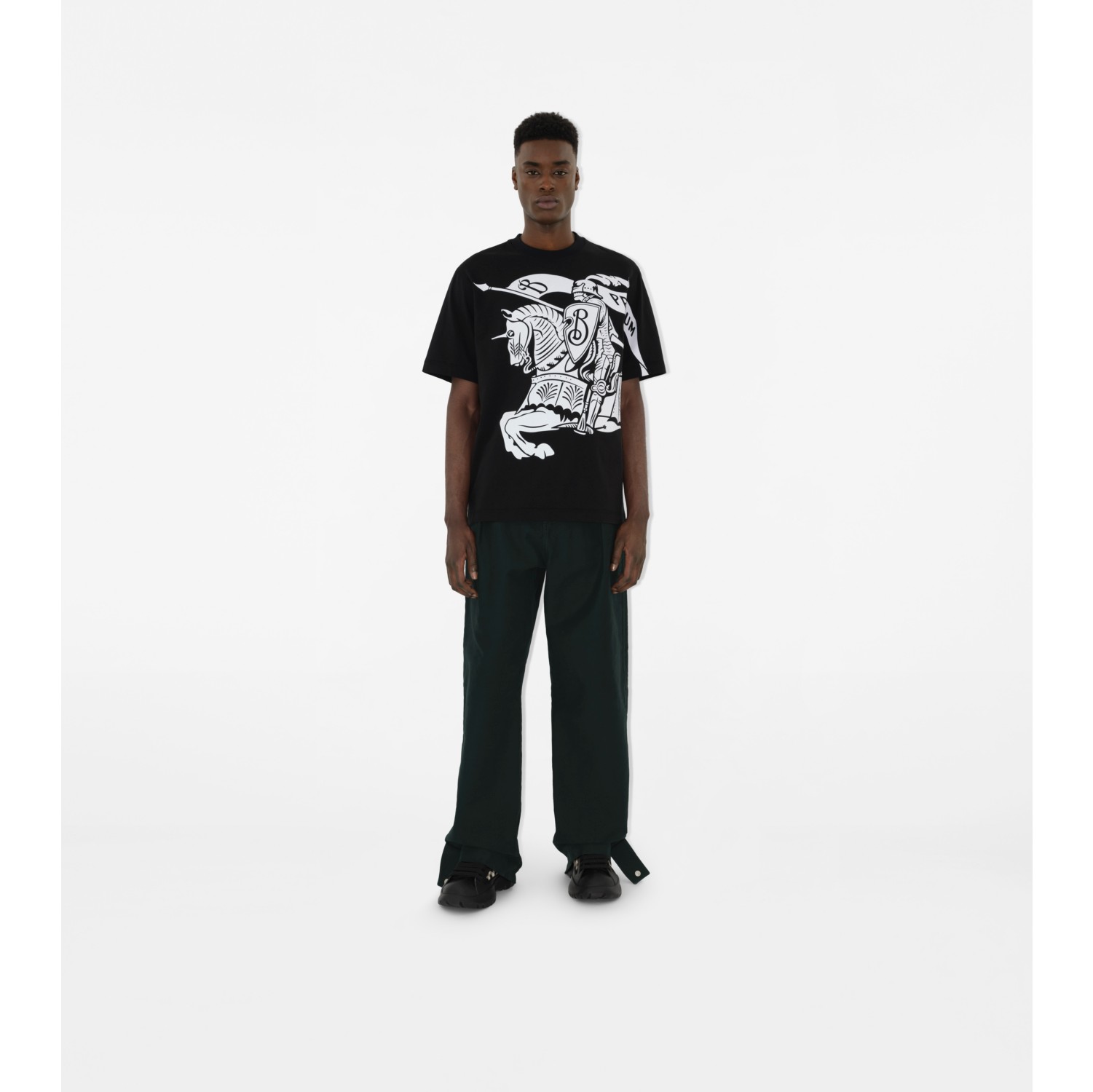 EKD コットンTシャツ (ブラック) - メンズ, コットン | Burberry®公式サイト