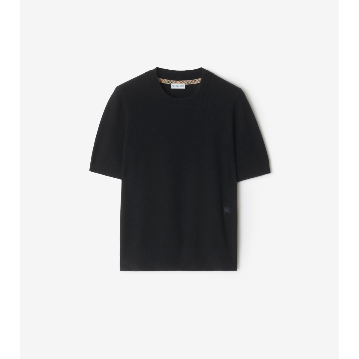  Check Cashmere Blend Top