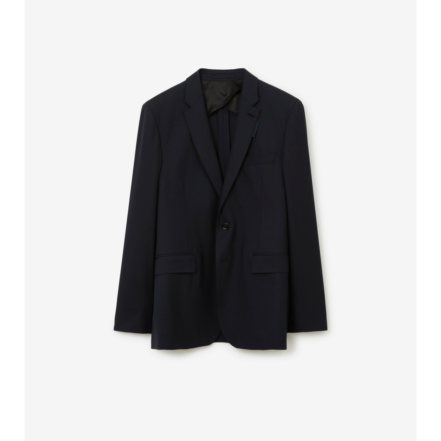 Wool Tailored Jacket in Dark navy - Men | Burberry® Official