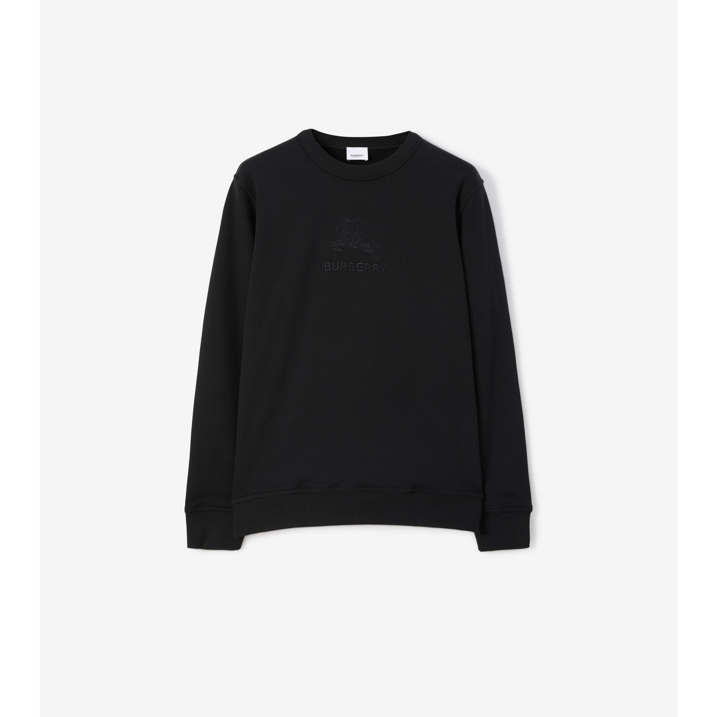 EKD Cotton Sweatshirt in Black - Men | Burberry® Official | Sweatshirts