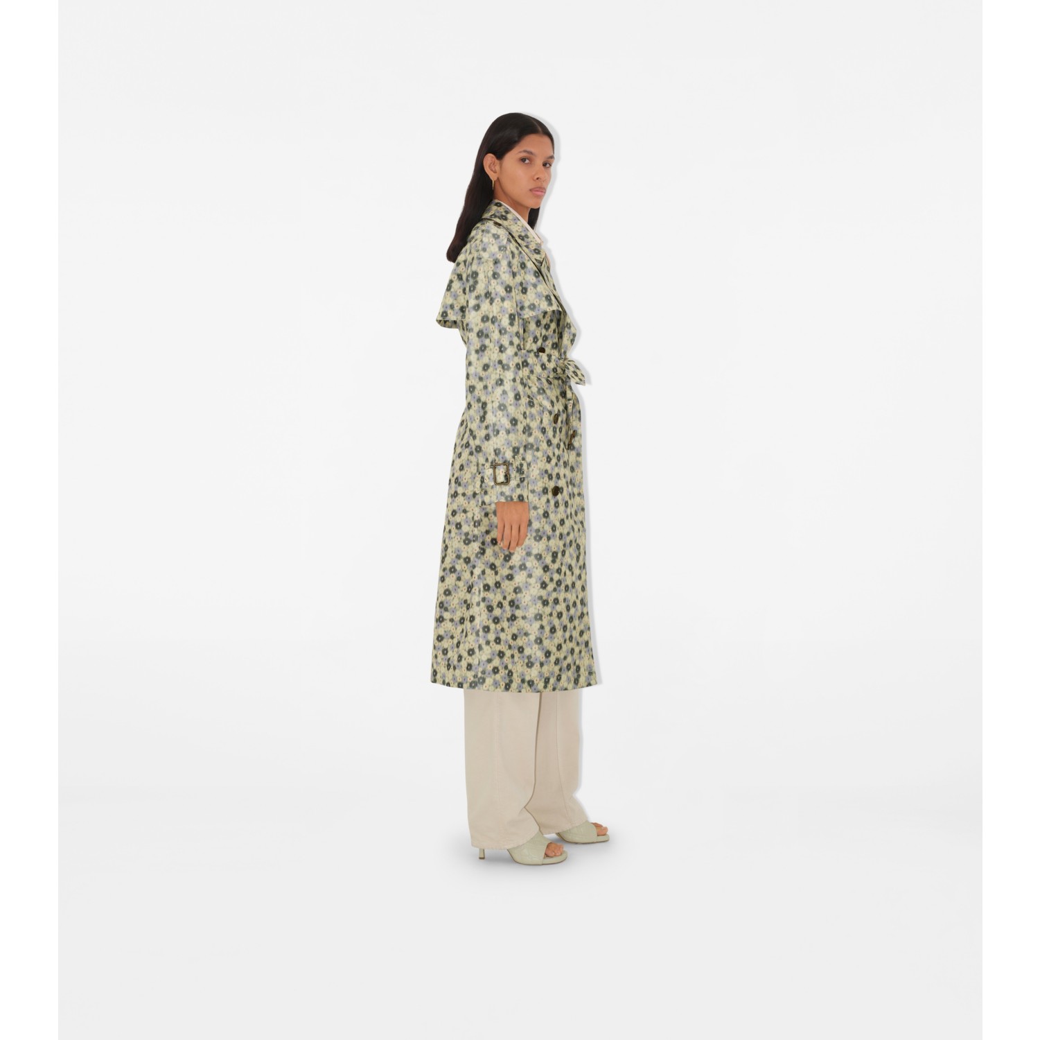 Long Daisy Lightweight Trench Coat