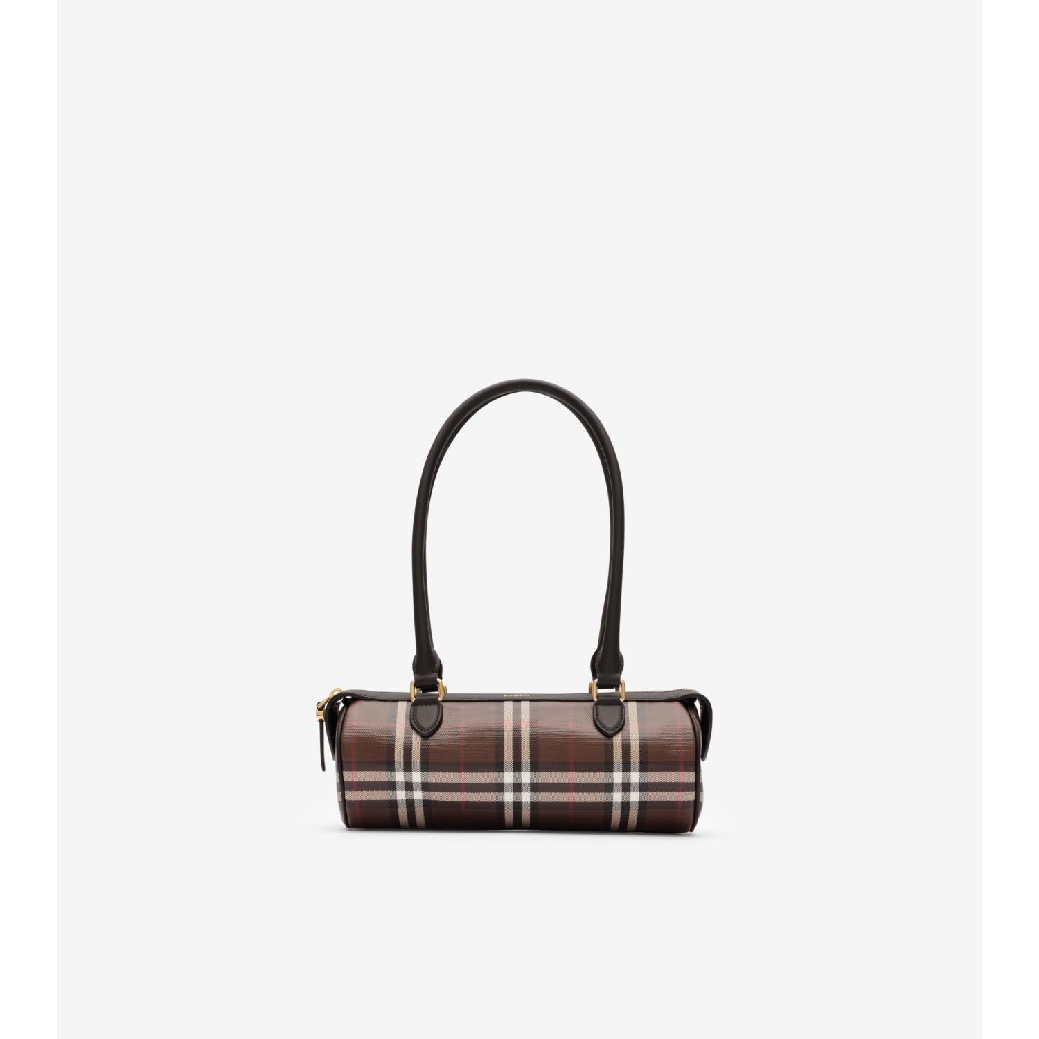 Mini Check Barrel Bag
