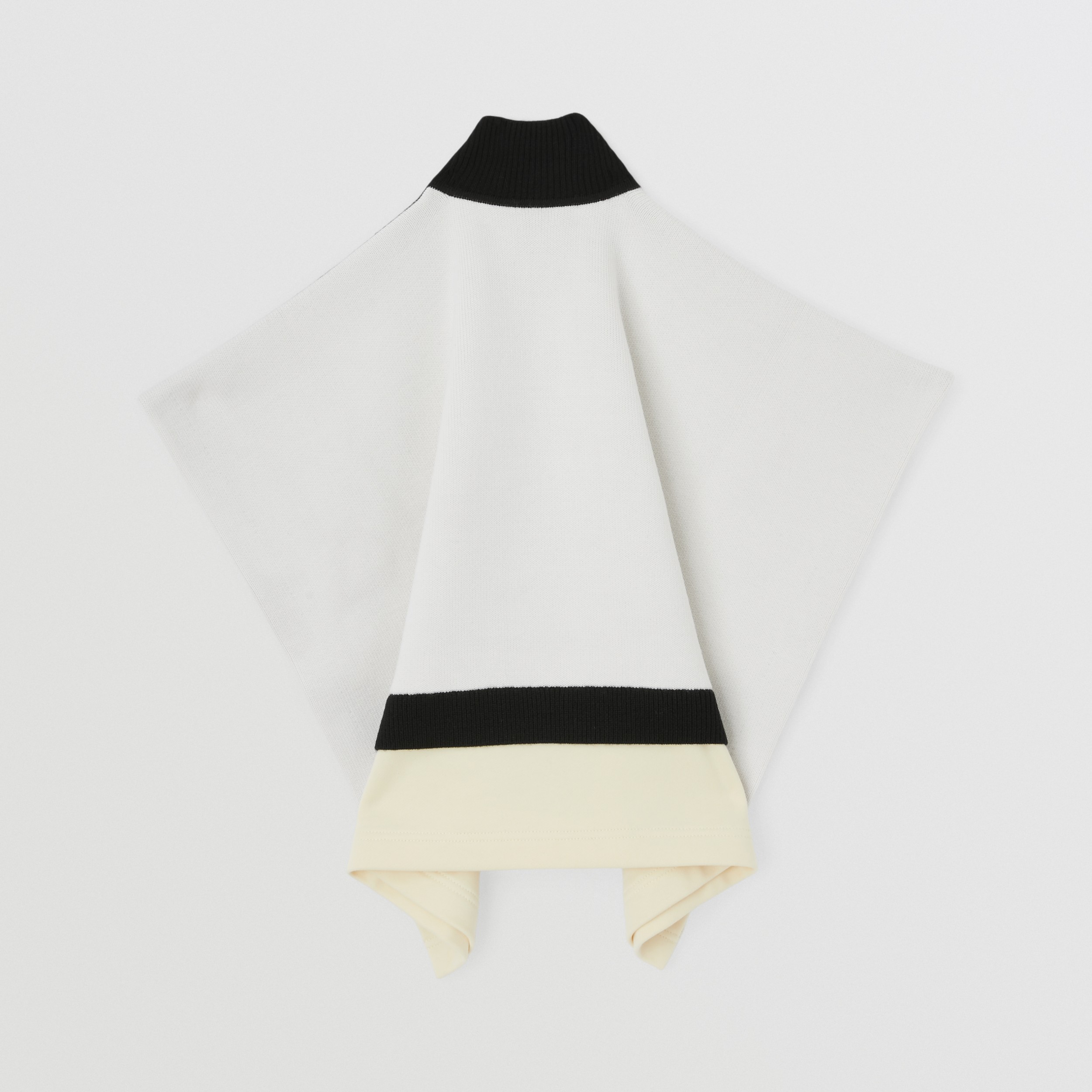 Mantella in lana con logo Fair Isle (Nero) - Bambini | Sito ufficiale Burberry® - 4