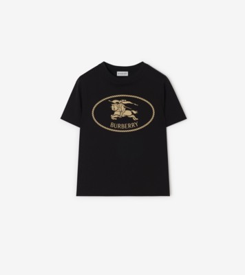 ナイトスタンプ コットンTシャツ (ブラック) | Burberry®公式サイト