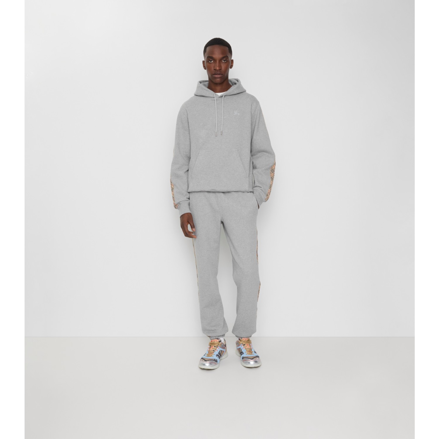 Pantalon de jogging en coton avec Check