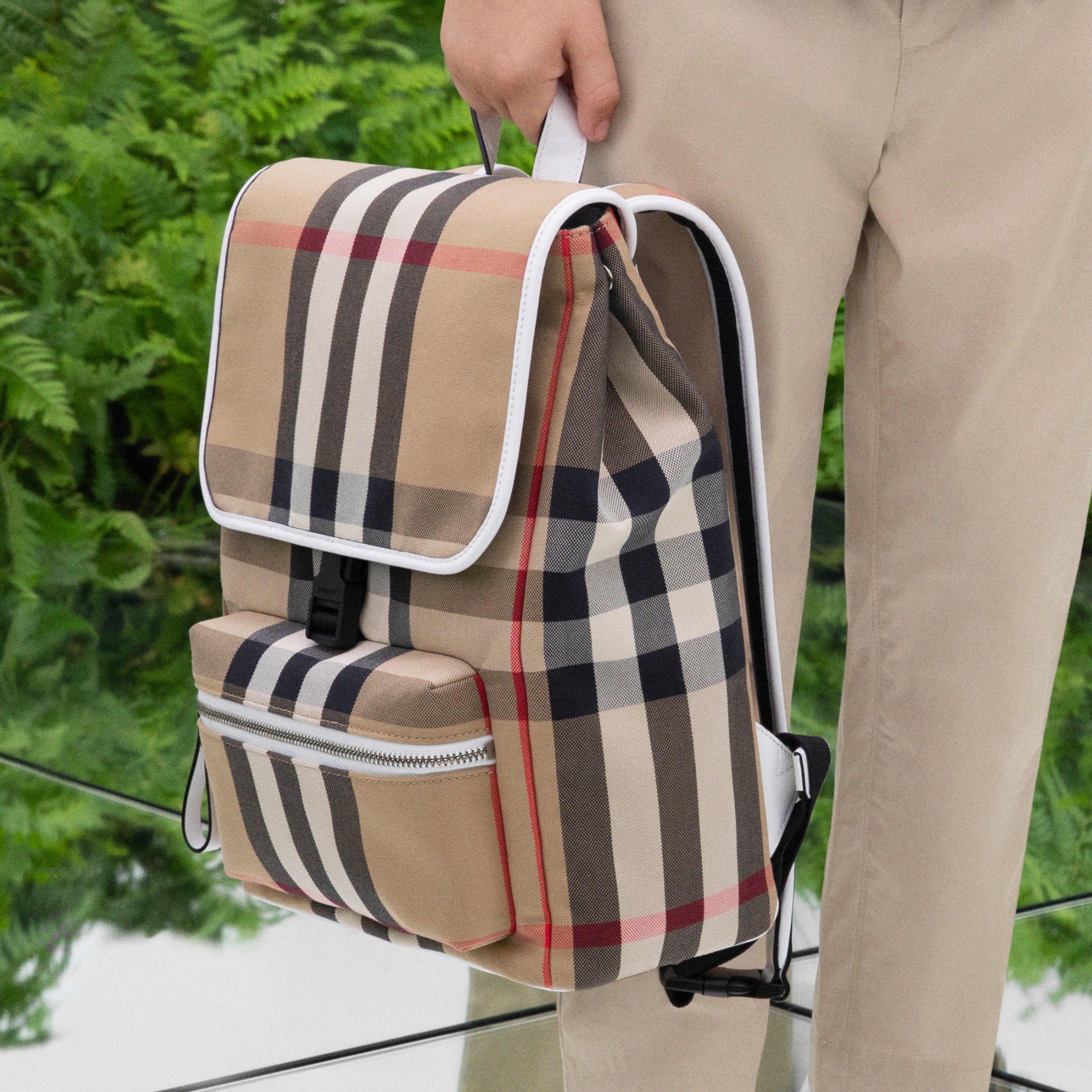 Vintage Check Backpack in Archive Beige - Children | Burberry® Official - 3