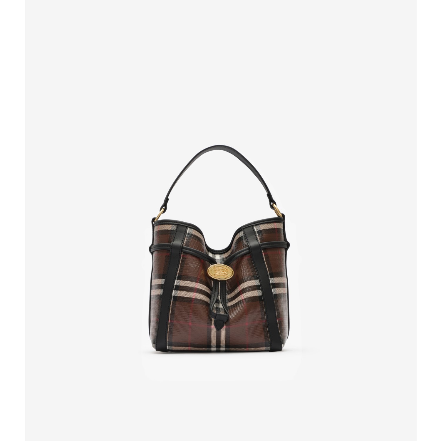 Mini Check Bucket Bag