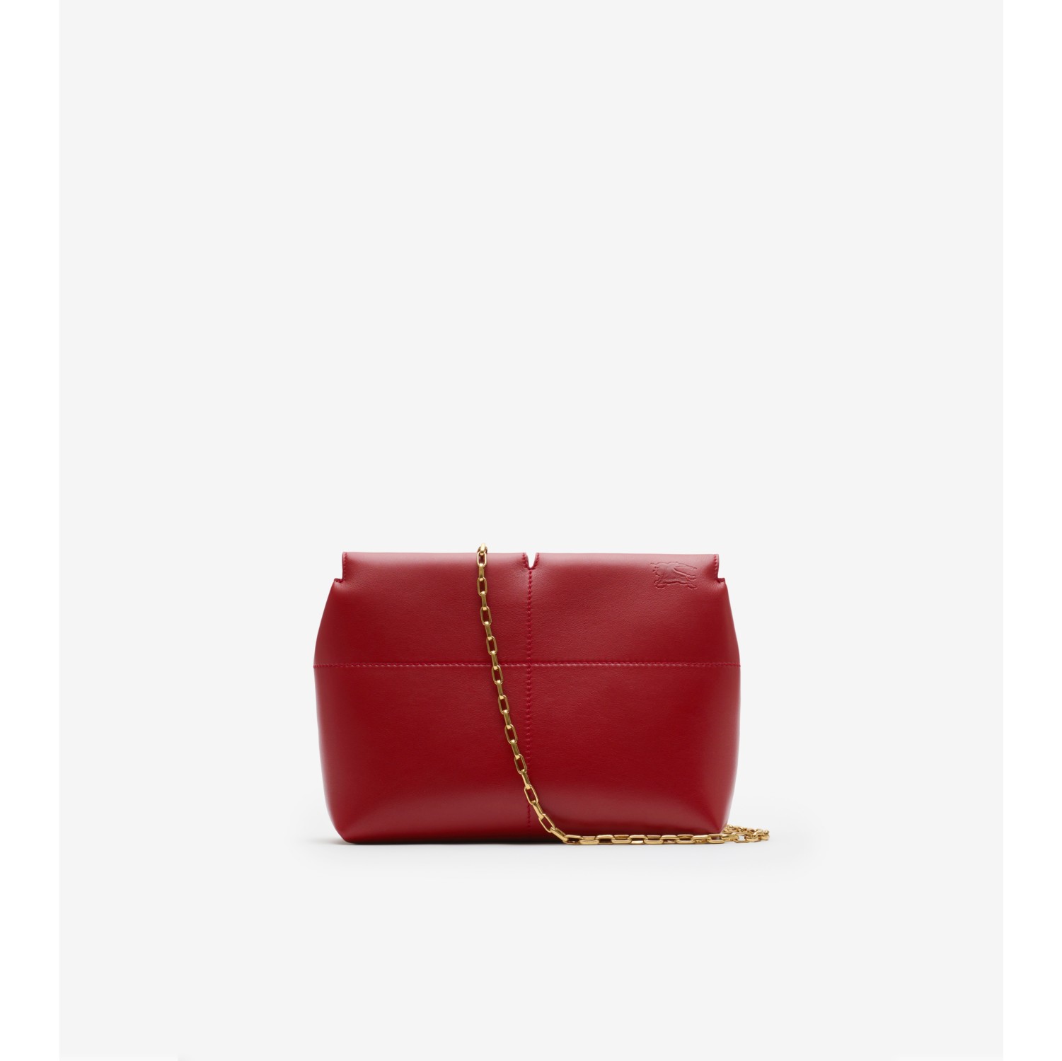 Snip Clutch in Ruby Women Burberry Official