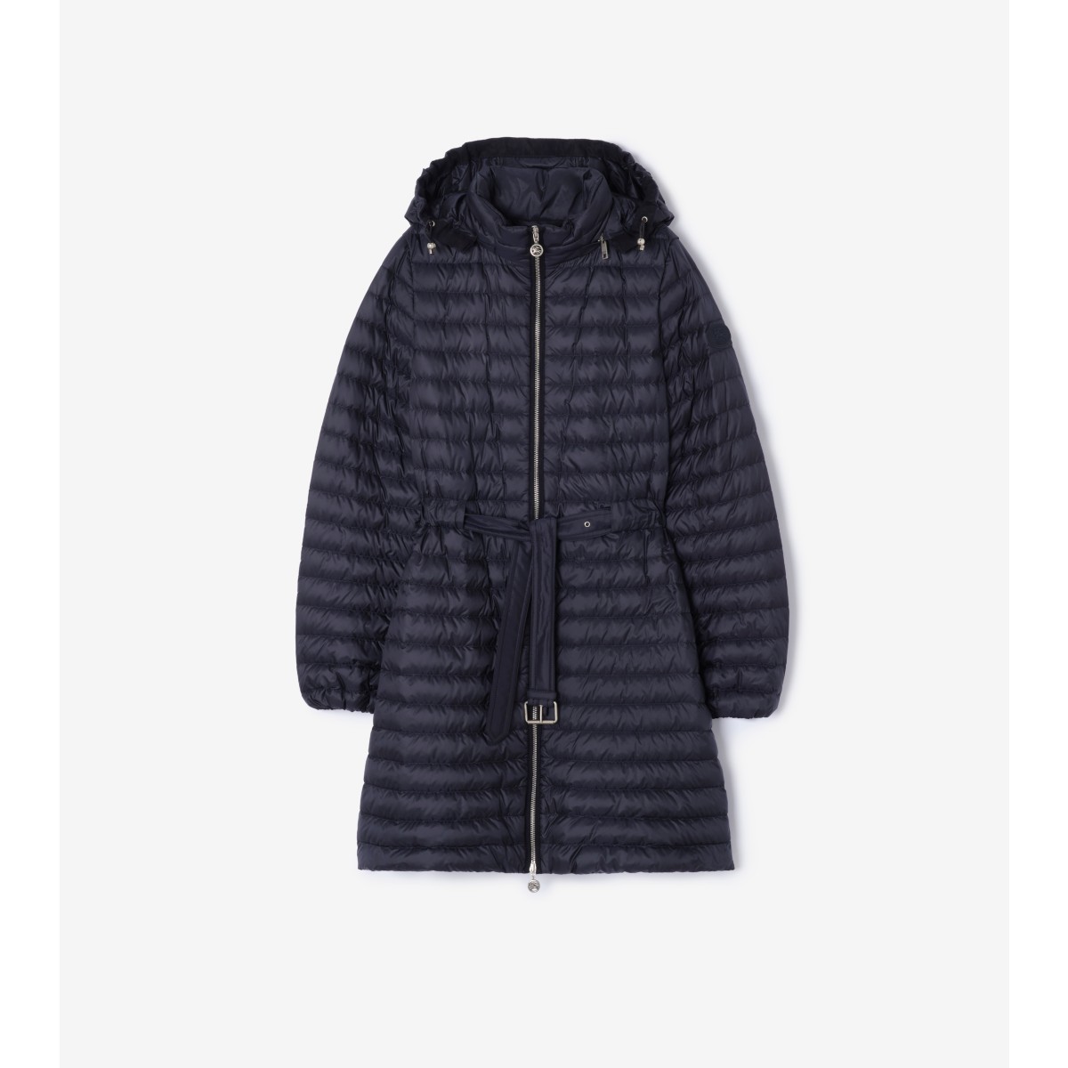  Check Nylon Amberley Puffer Coat